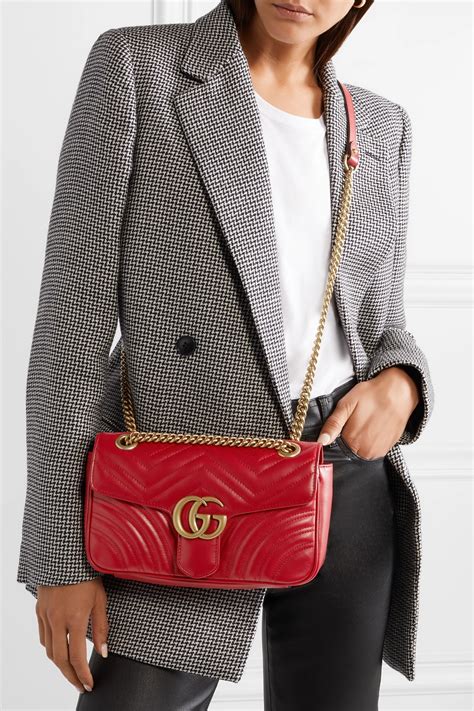 gucci marmont with red hearts|Gucci red marmont bag small.